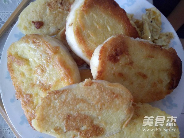 蛋煎馒头片的做法