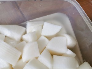 养生食补陈醋萝卜的做法