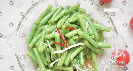 凉拌四季豆的做法-