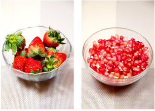 如何做草莓石榴汁