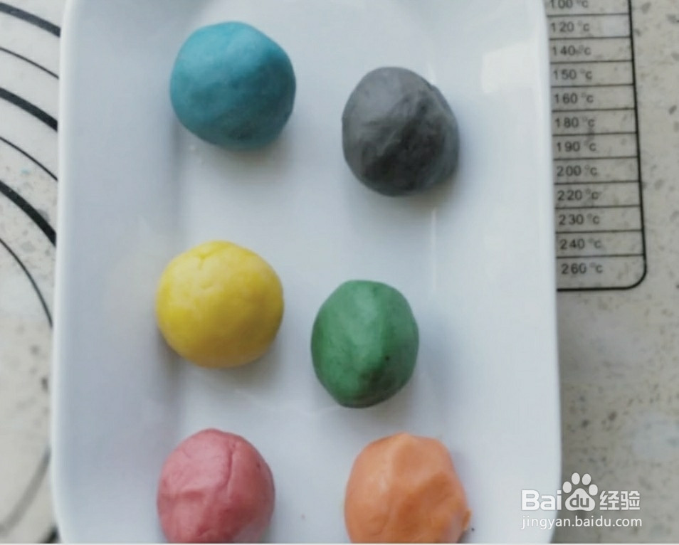 彩虹蛋黄酥的做法