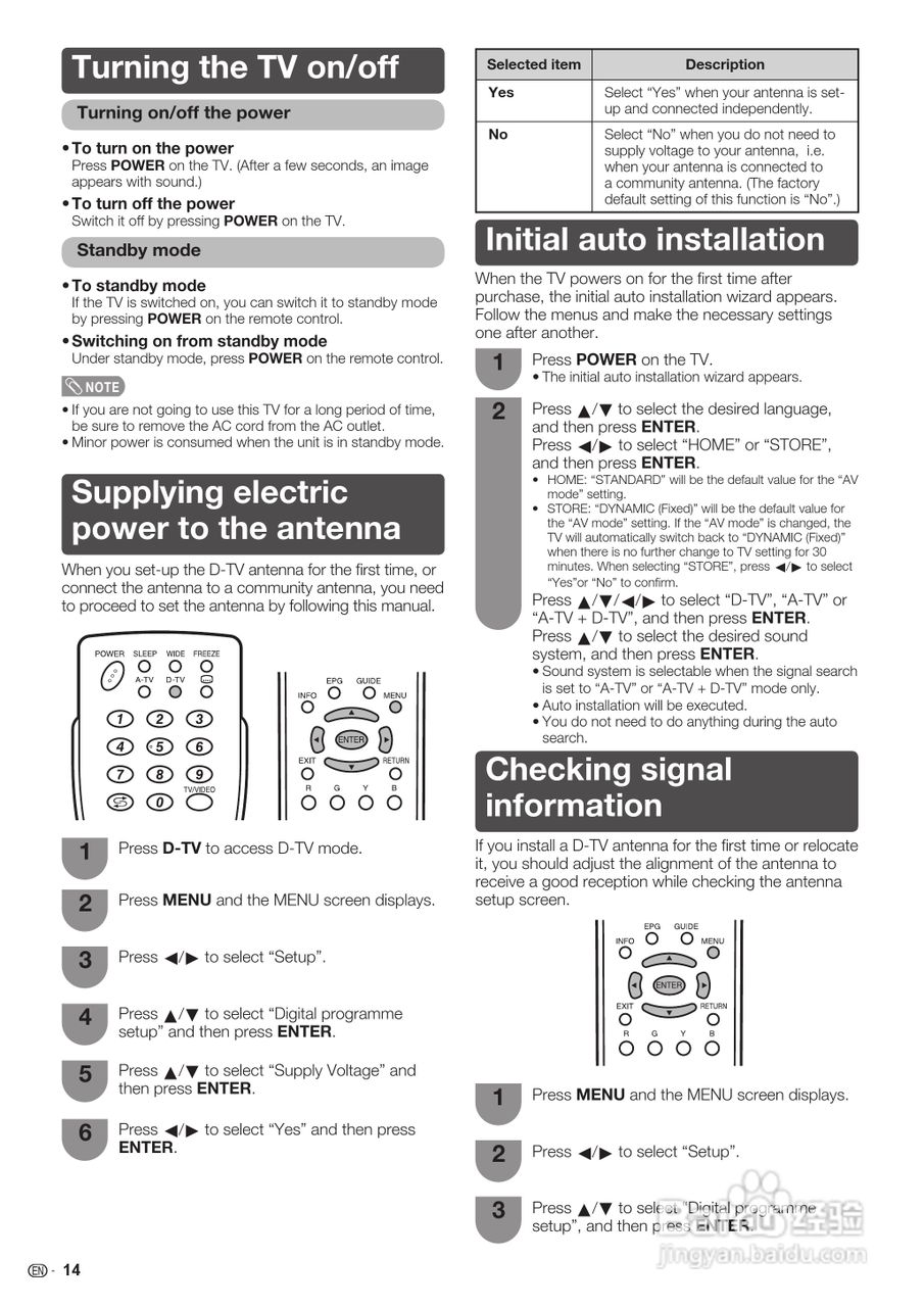 声宝LC-46LX530H型液晶电视机说明书:[6]