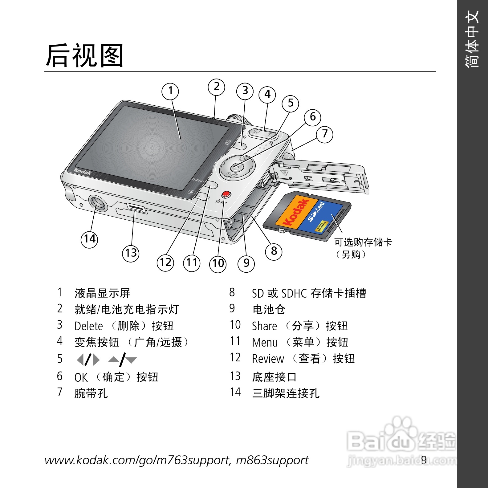 柯达M863数码相机使用说明书:[1]