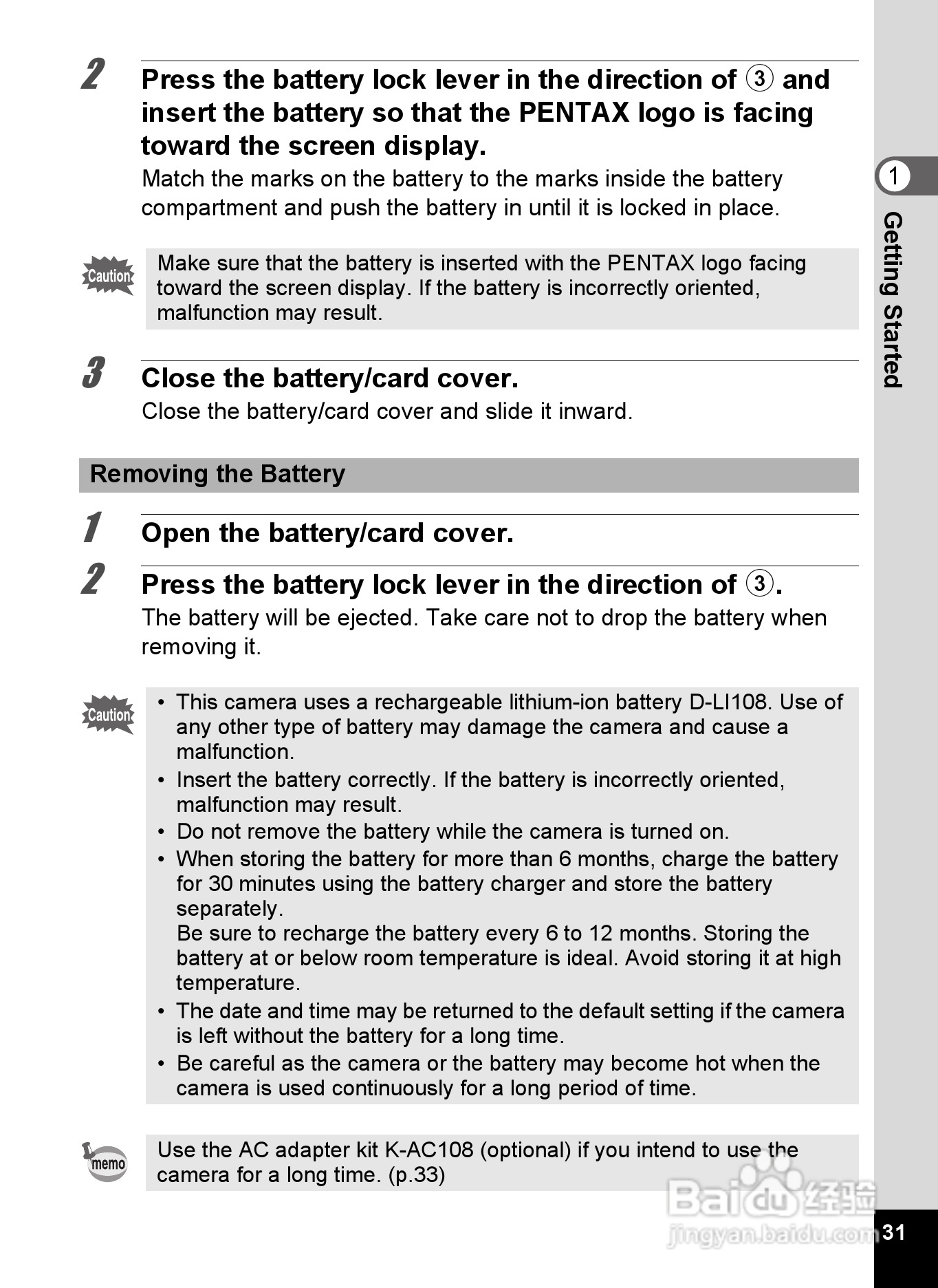 宾得Optio NB1000数码相机使用说明书:[4]