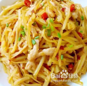 如何做土豆丝炒肉