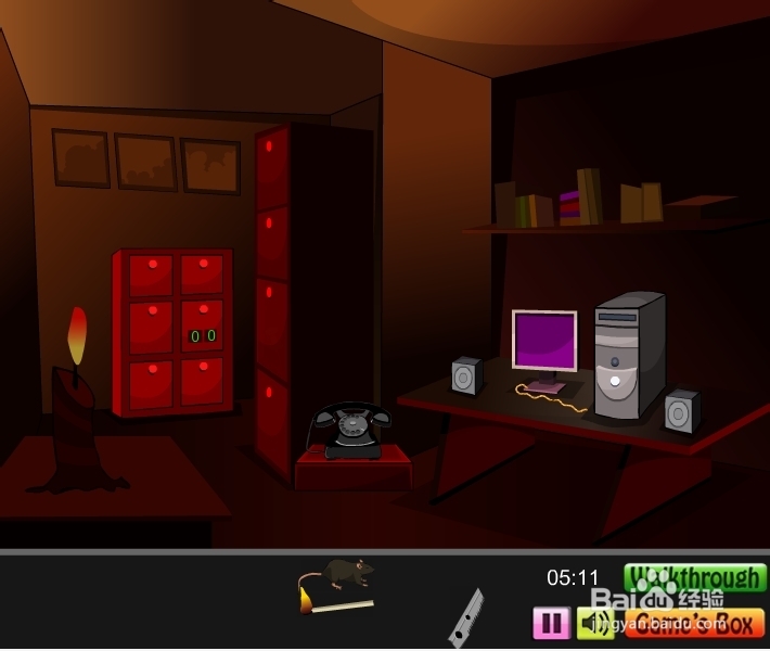 逃离黑暗客厅游戏攻略：[1]