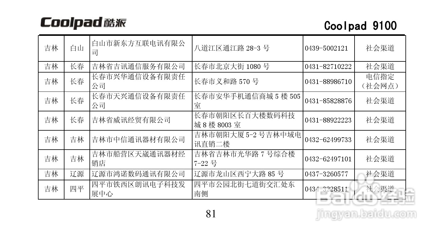 酷派Coolpad 9100手机使用说明书:[10]