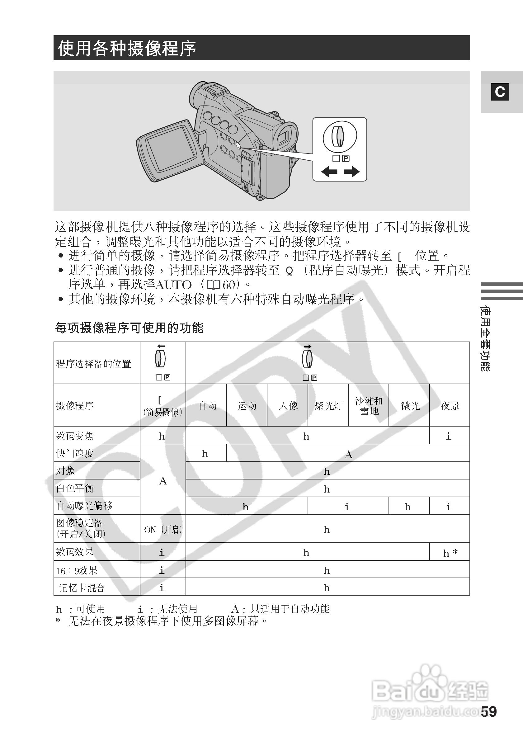 佳能MV530i数码摄像机使用说明书:[6]
