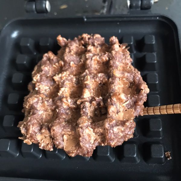 可可燕麦华夫饼