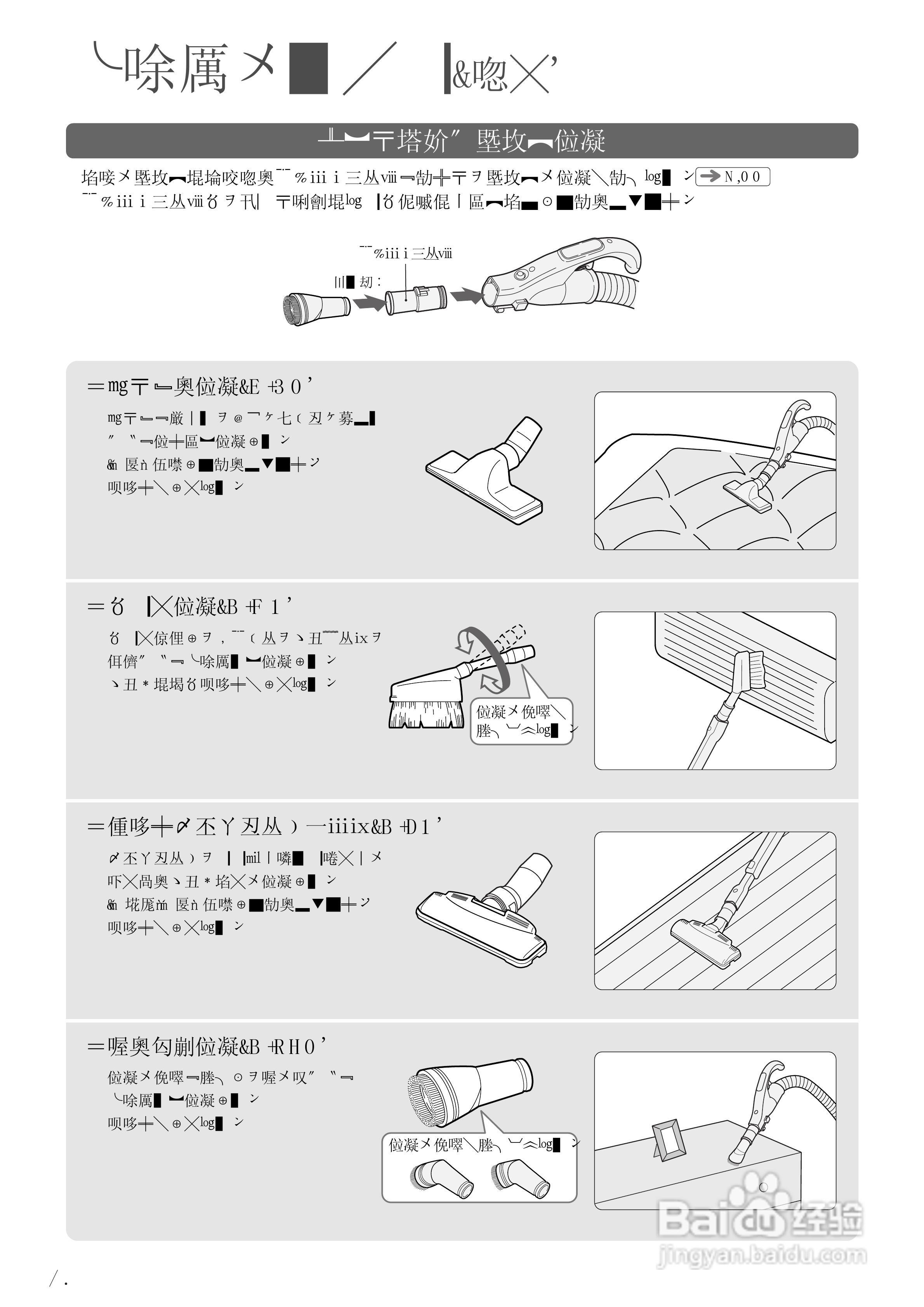 HITACHI日立电气扫除机CV-PM8说明书:[1]