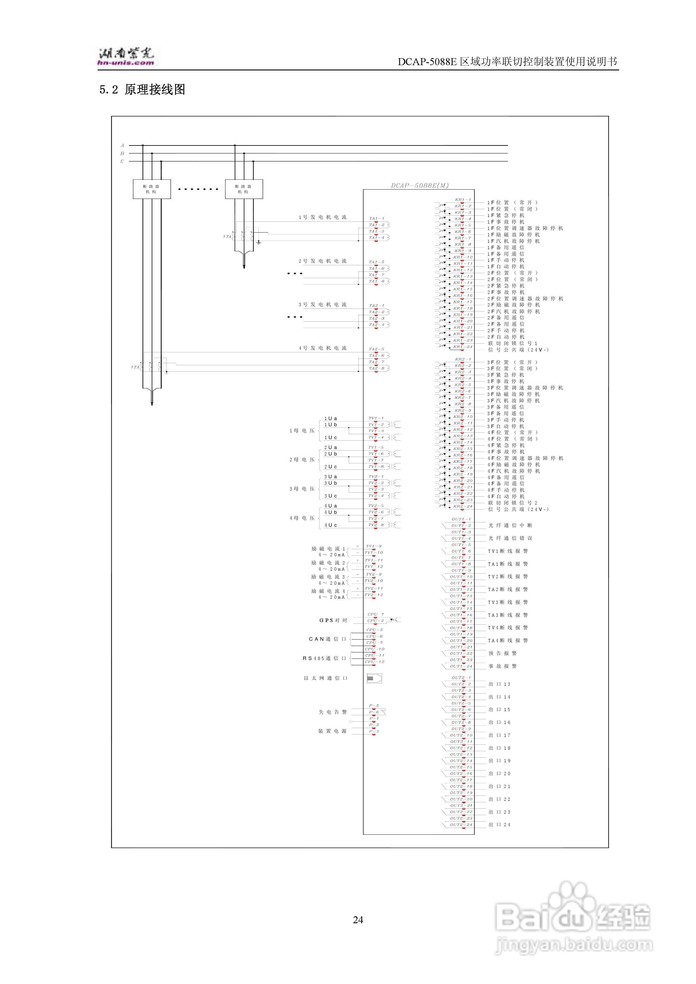 紫光DCAP-5088E区域功率联切控制装置使用说明书:[3]