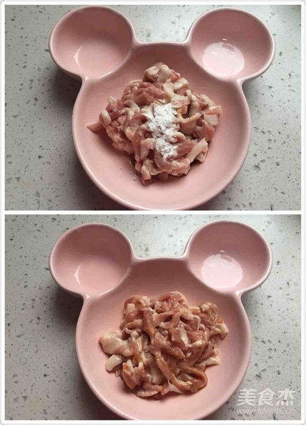 蒜苔肉丝的做法