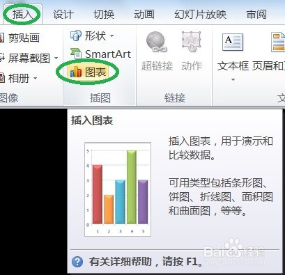 PPT怎么创建三维面积图