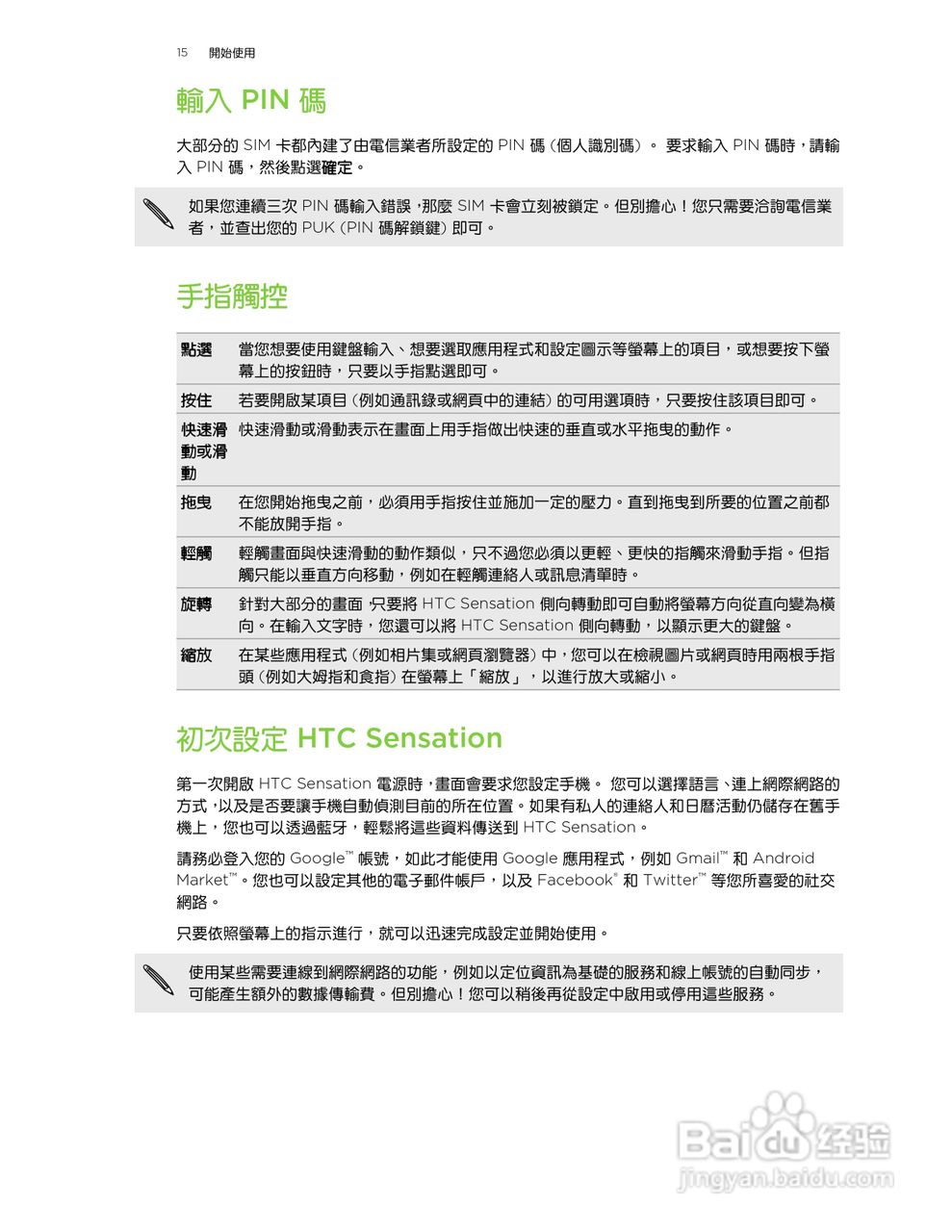 多普达HTC Sensation Z710e手机使用说明书:[2]