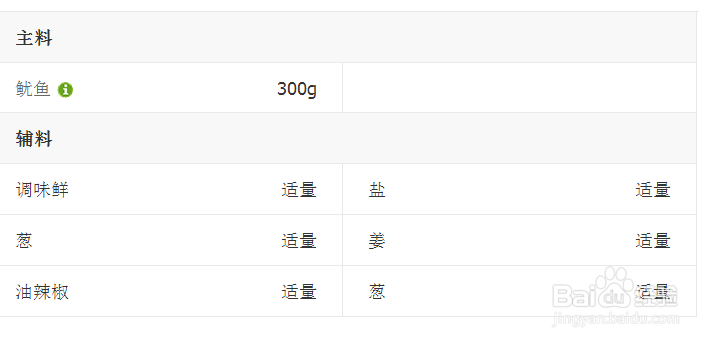 凉拌鱿鱼的做法