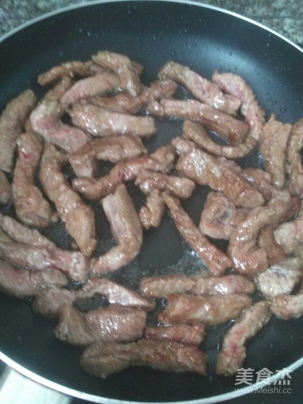 青椒牛肉的做法