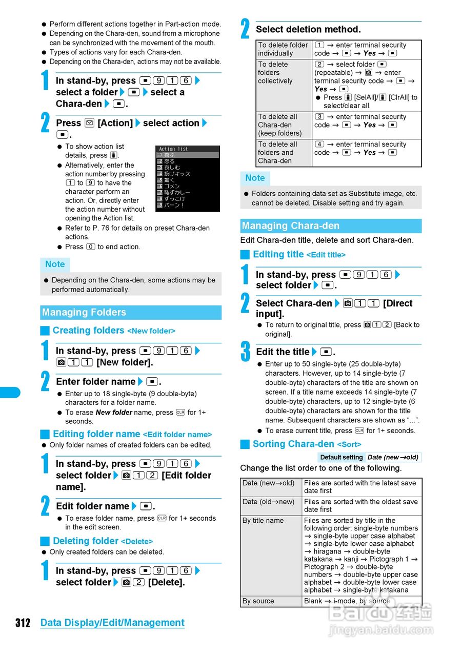DoCoMo SH904i移动电话说明书:[32]