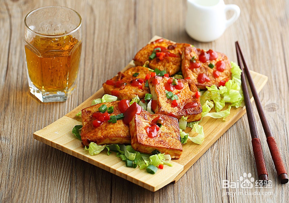 午餐——素煎水豆腐