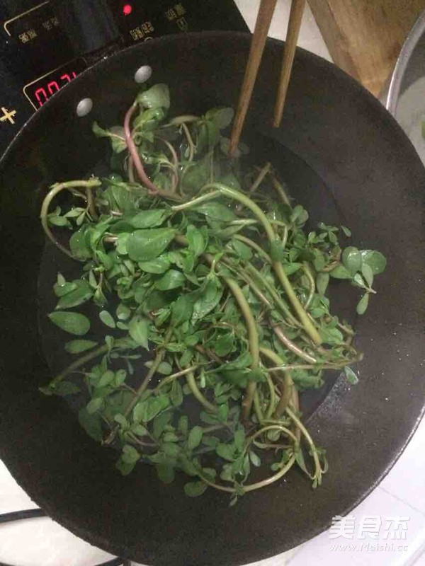 凉拌马齿苋的做法