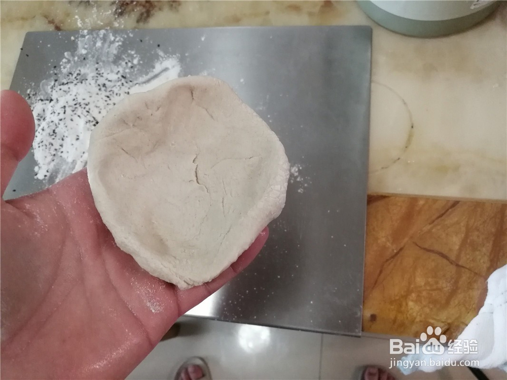 饼干芝麻馅饼做法
