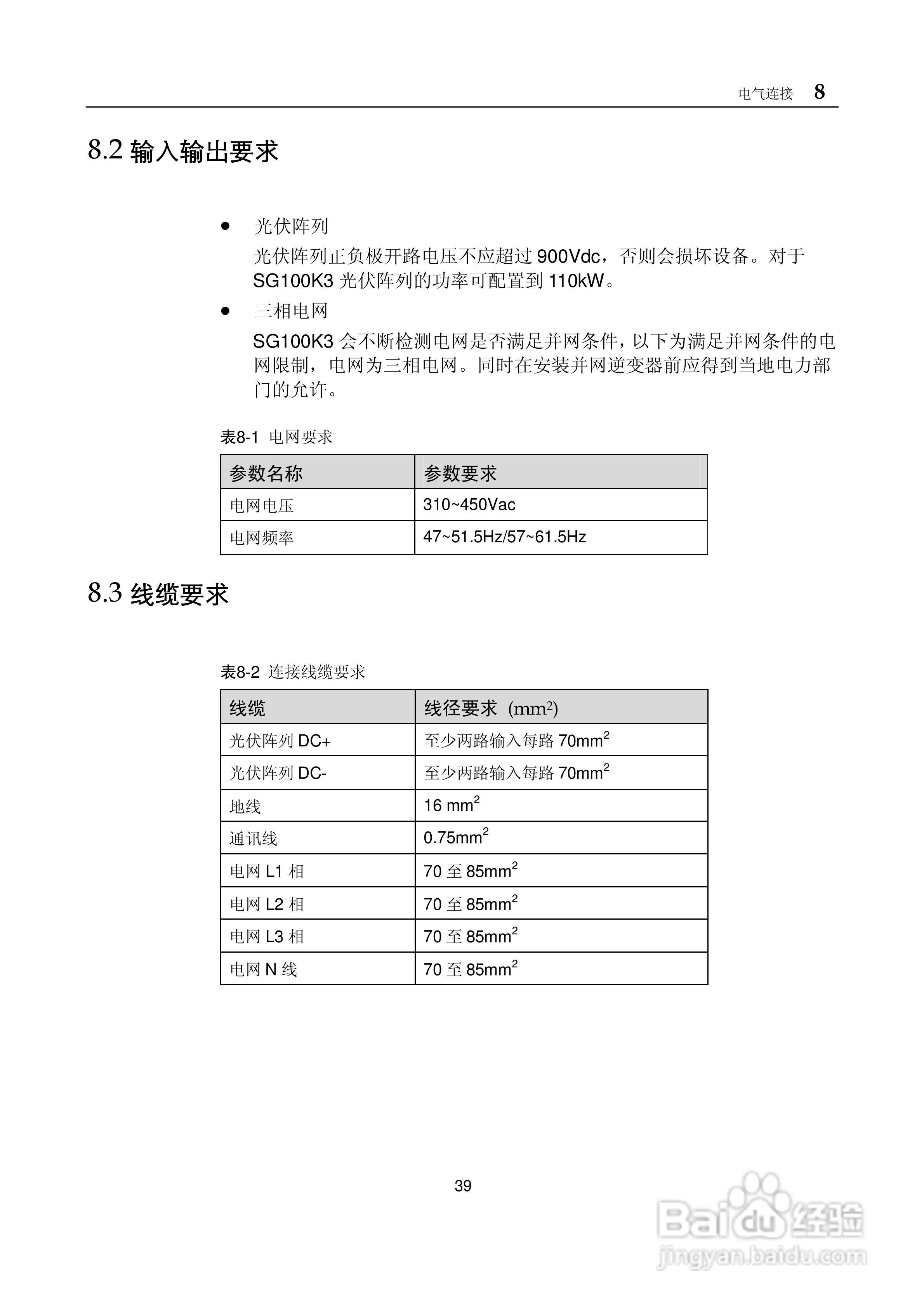 阳光SG100K3-Installation光伏并网逆变器使用手册:[5]