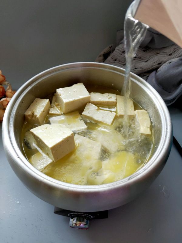 玉米牛肉酱煨豆腐