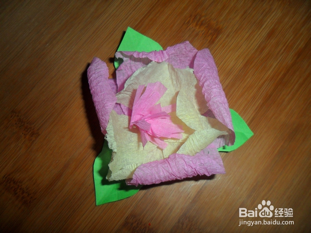怎样用皱纹纸做卷花？