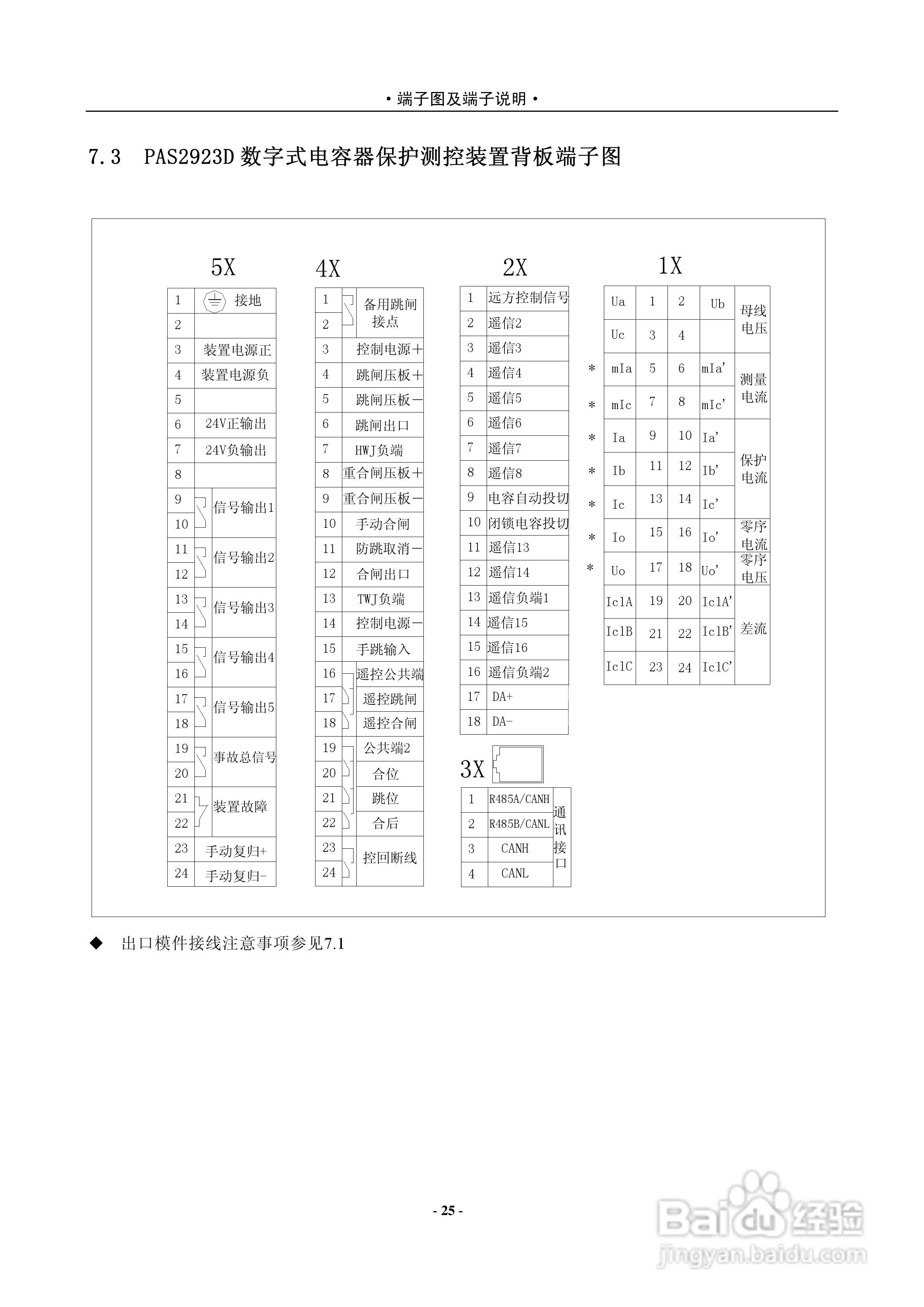安能PAS2920D数字式电容器保护测控装置使用说明书:[3]