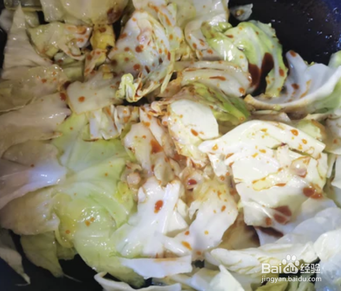 家常炒菜—酱香包菜