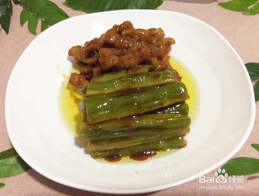 糖醋苦瓜里脊肉的做法