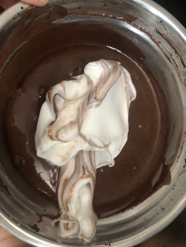 6寸可可戚风蛋糕