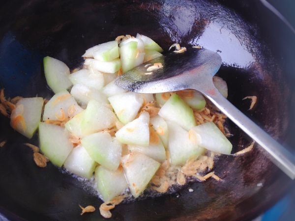 #助力高考营养餐# 虾皮烧冬瓜