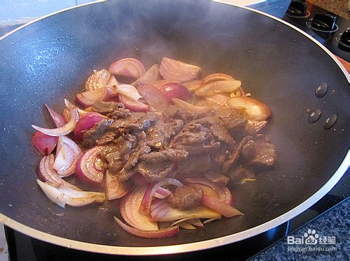 牛柳炒洋葱