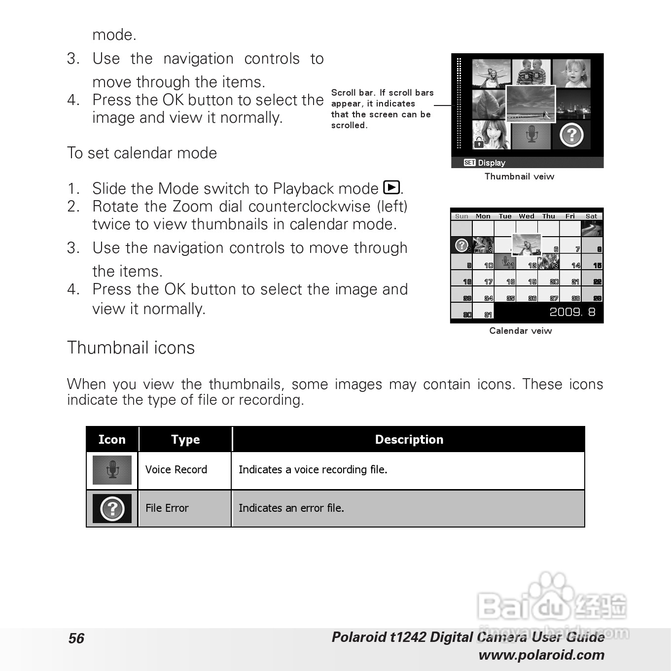 宝丽来Polaroid t1242数码相机使用说明书:[6]