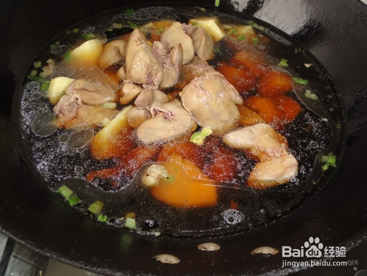 鸡肝炖土豆怎么做