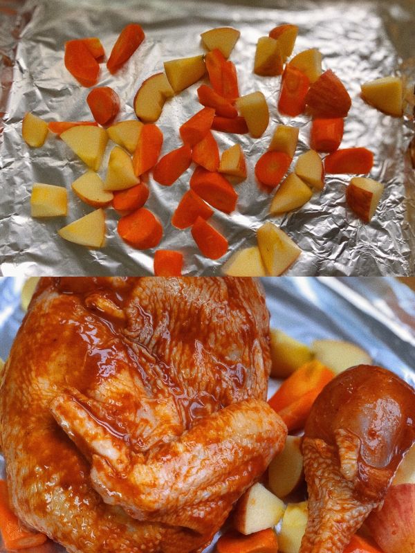 奥尔良风味烤鸡