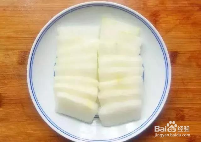冬瓜用来蒸着吃，开胃下饭