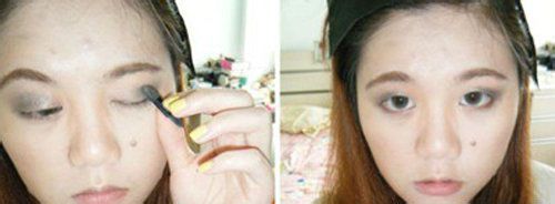 丑女大变身教你烟熏妆的画法