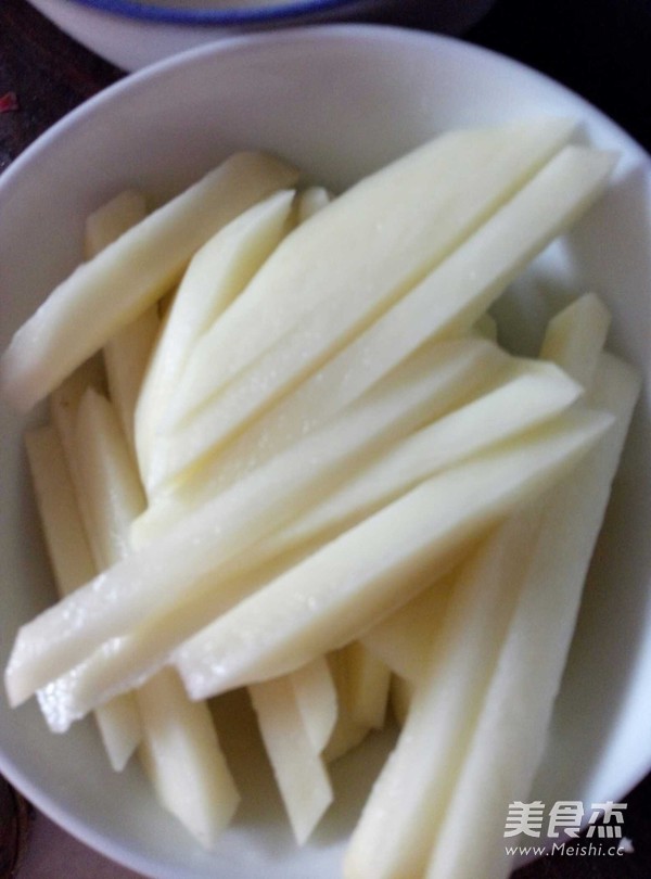 炸薯条的家常做法