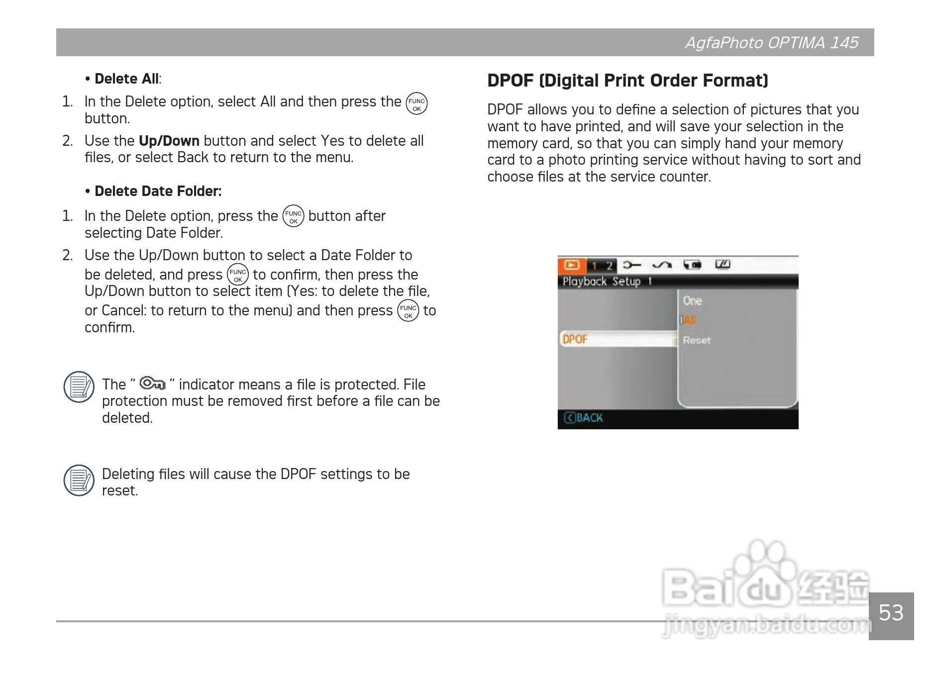 爱克发AgfaPhoto OPTIMA 145数码相机使用说明书:[6]