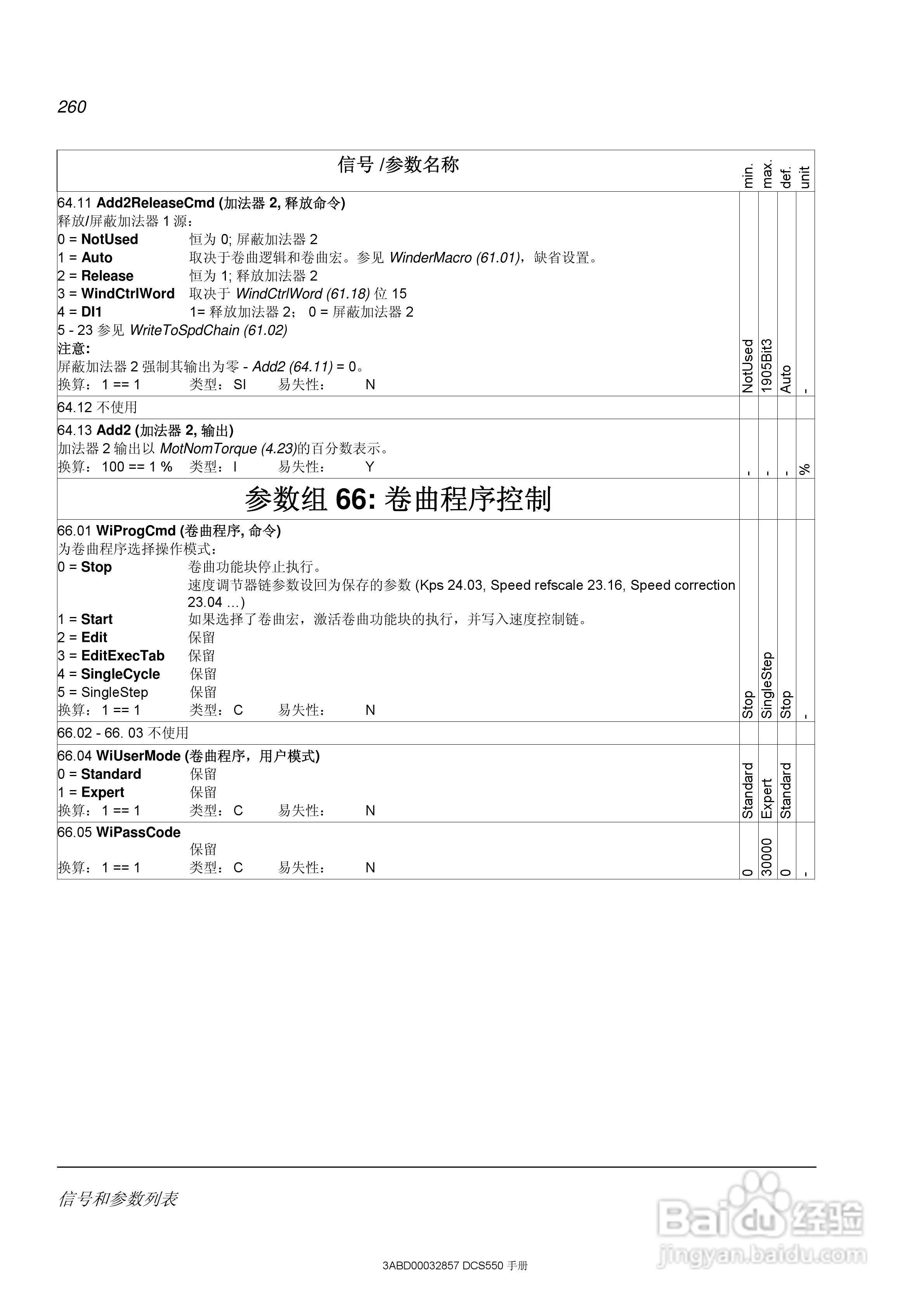 ABB直流调速器DCS550使用手册:[26]