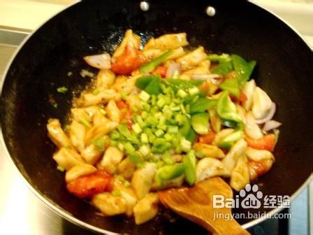 黑椒酱炒马铃薯面疙瘩