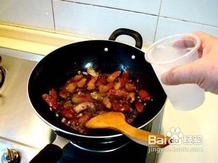 杭椒豆豉炒腊味