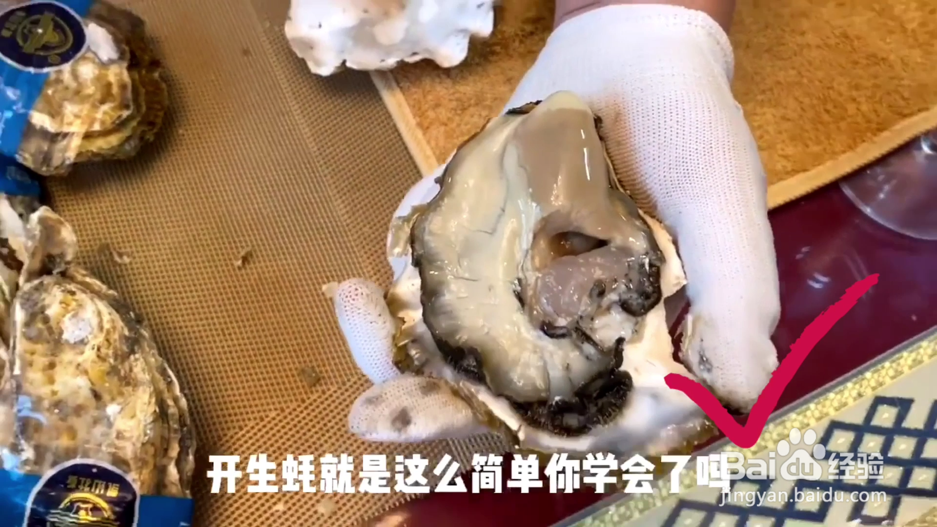 如何优雅的开乳山生蚝？