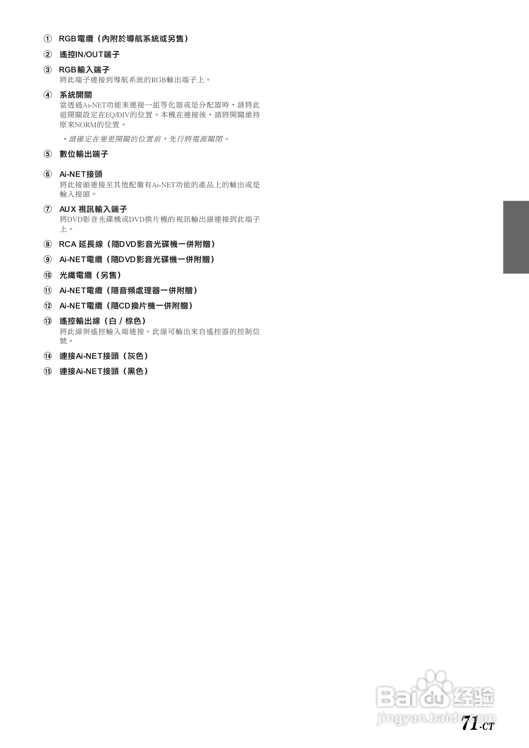 阿尔派IVA-D310E型车载DVD播放器说明书:[4]