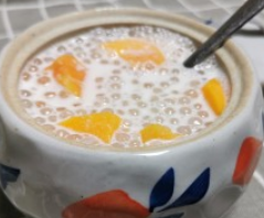 椰汁木瓜西米露的做法