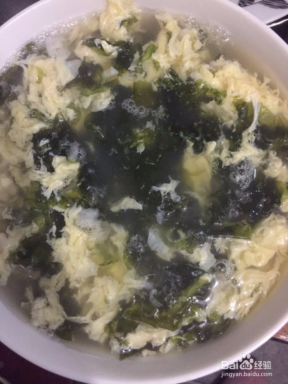 紫菜鸡蛋汤的鲜美做法?