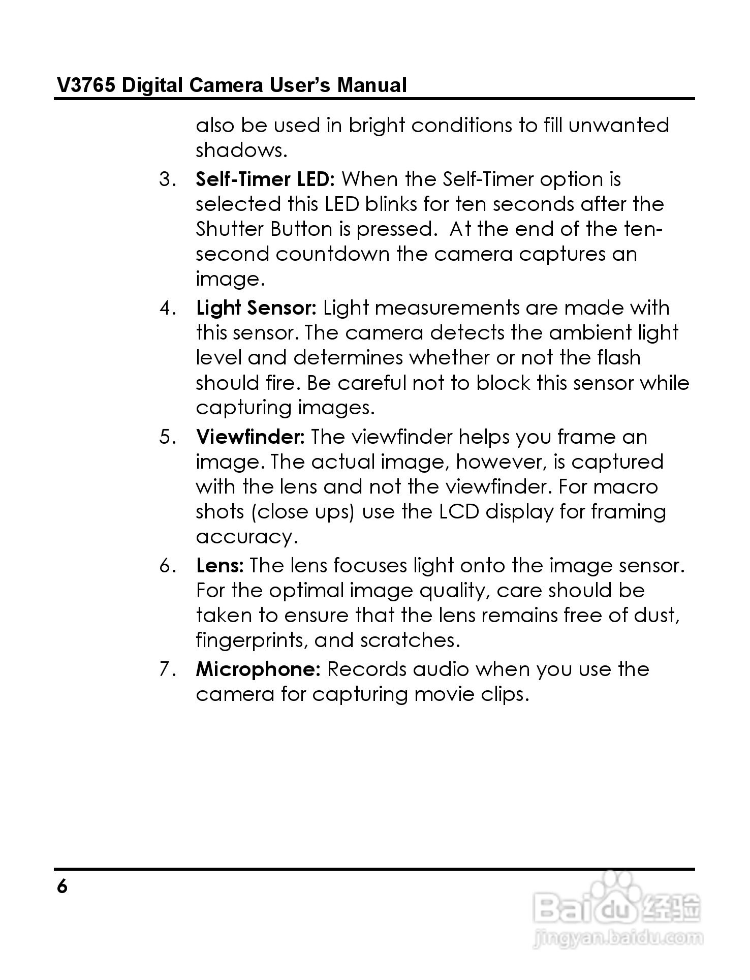 威达ViviCam 3765数码相机使用说明书:[1]