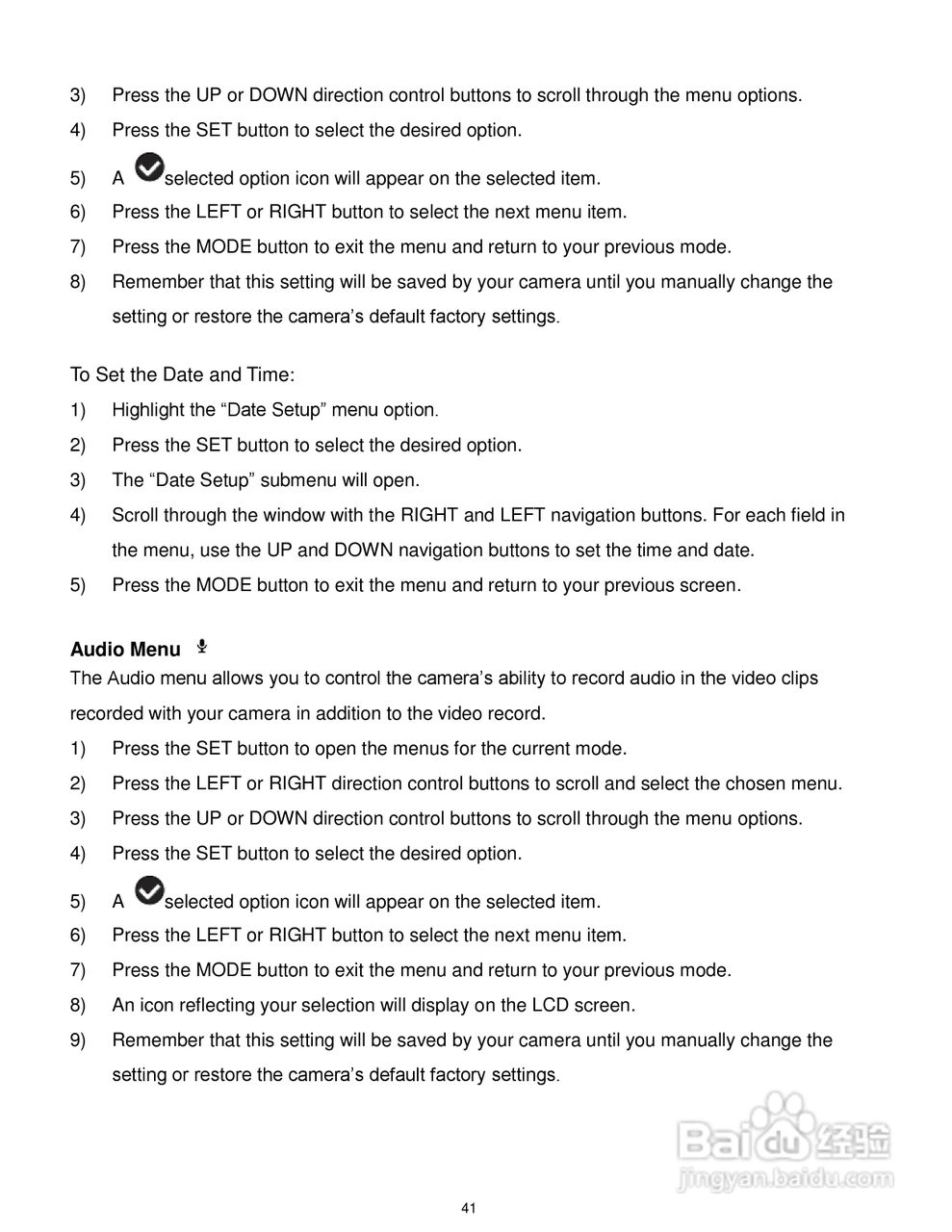 威达ViviCam T327数码相机使用说明书:[5]