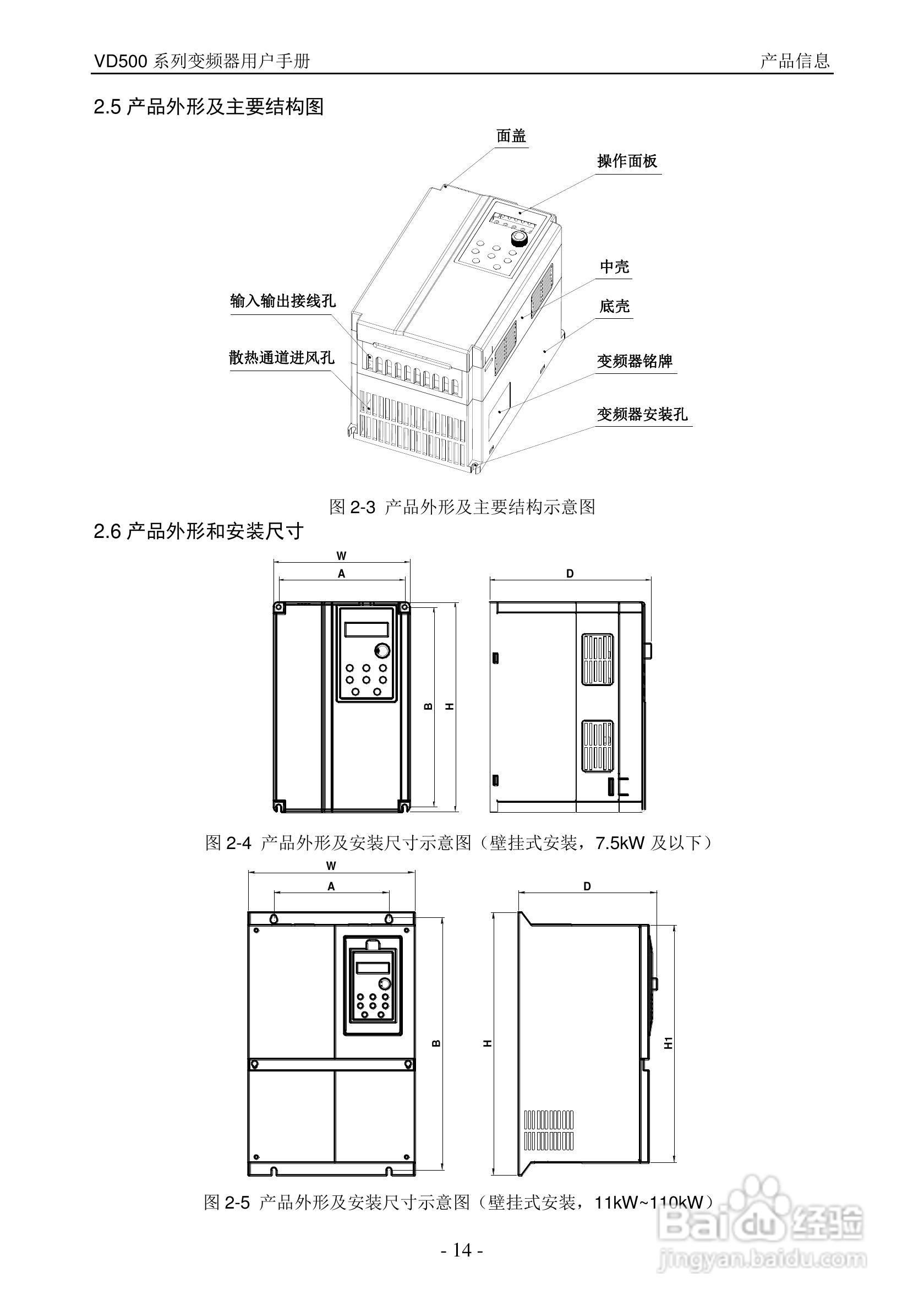 沃森VD500-7T-560P变频器使用说明书:[2]